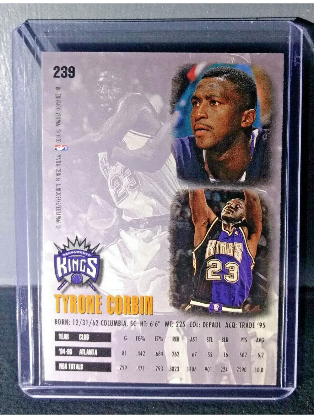 1995-96 Steve Smith Fleer Ultra #239 Basketball Card